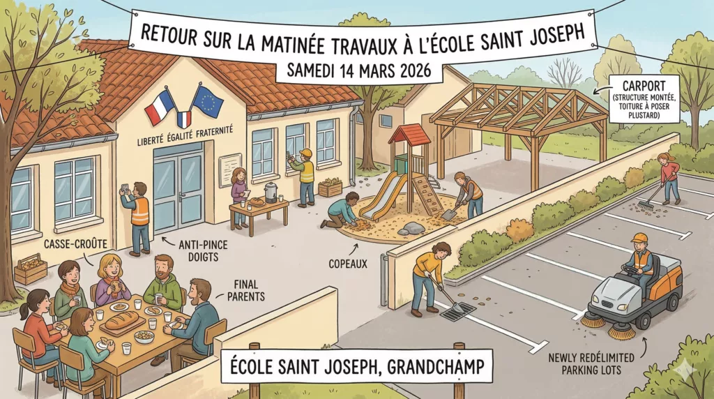 🚧 Retour sur la Matinée Travaux du 14 mars 2026 : Un bel élan printanier !