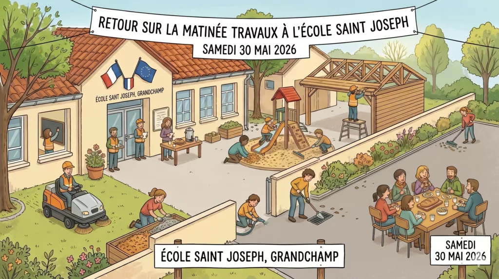 🚧 Retour sur la Matinée Travaux du 30 mai 2026 : L’école se fait belle pour la kermesse !